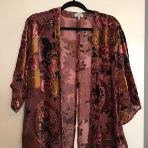 Tobi open back kimono